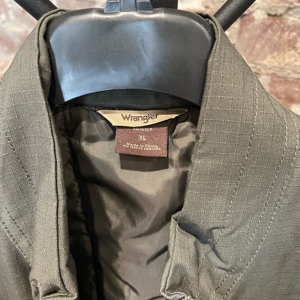 Wrangler Riggs Workwear Foreman Vest 3W183LD - Olive - Picture 3 of 5